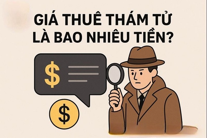 Thuê thám tử bao nhiêu tiền